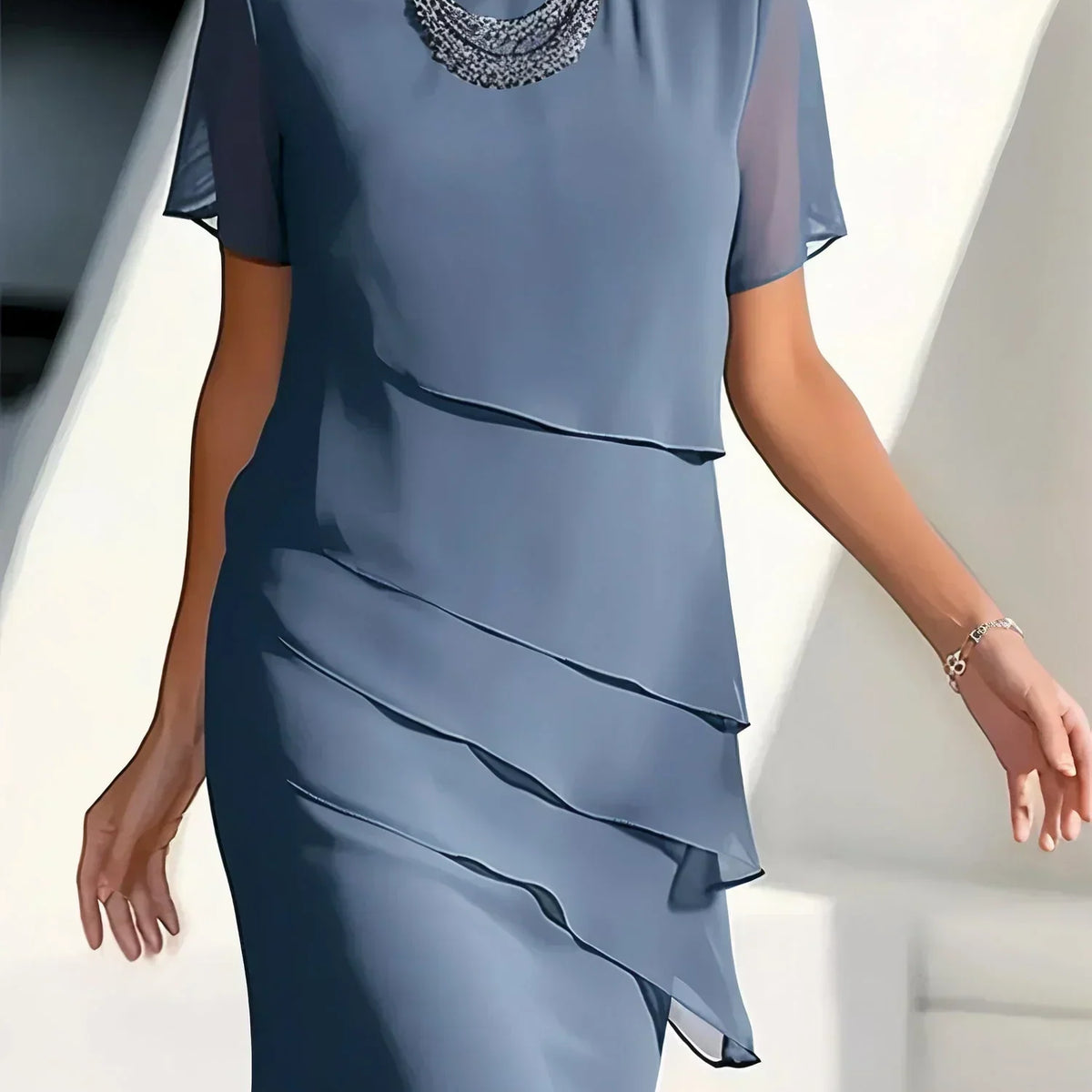 Isabella | Elegant Tummy Flattering Dress