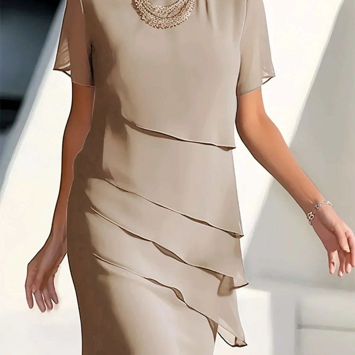 Isabella | Elegant Tummy Flattering Dress