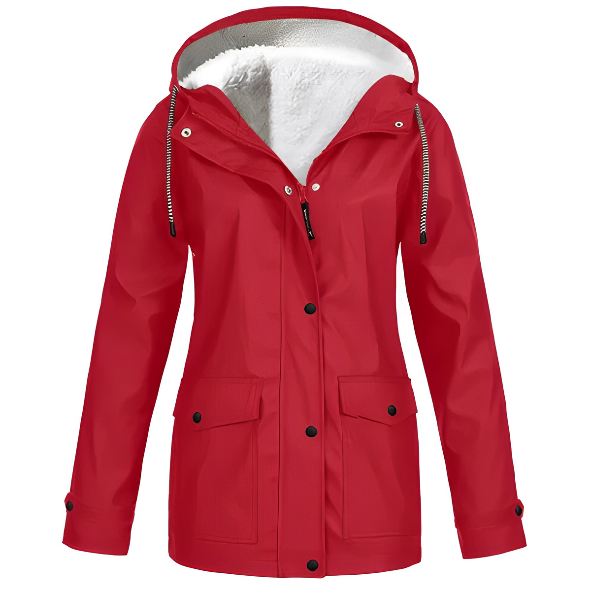 Elsa | Wind & Waterproof Fleece-lined Rain Coat
