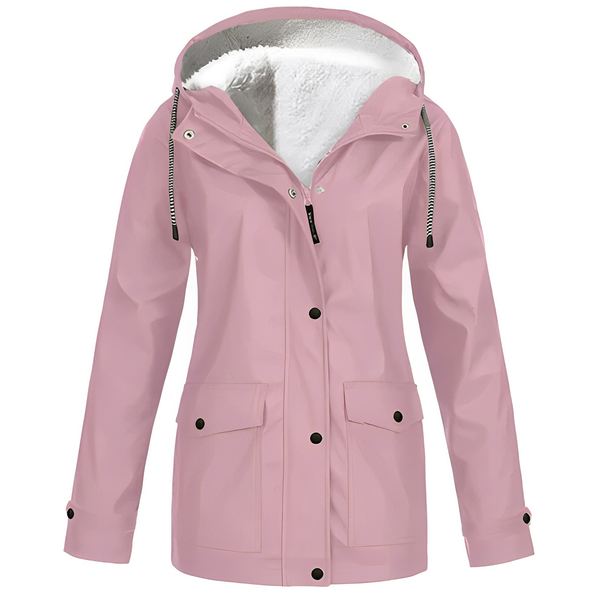 Elsa | Wind & Waterproof Fleece-lined Rain Coat