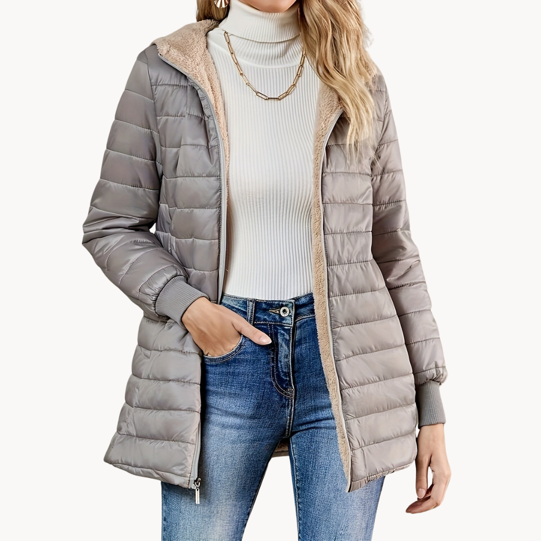 ENRICA | Light-Weight Fleece Lined Coat