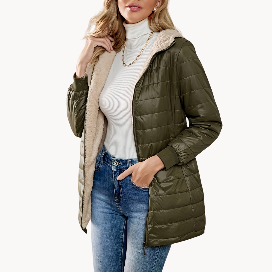 ENRICA | Light-Weight Fleece Lined Coat