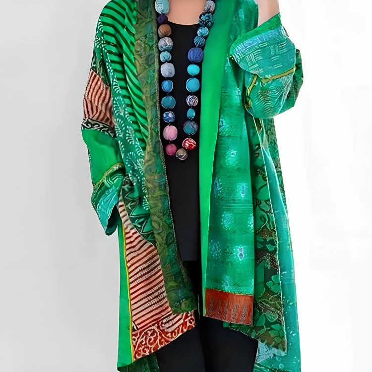 Mabel | Flowing Artistic Layer Cardigan for Arm & Tummy Coverage