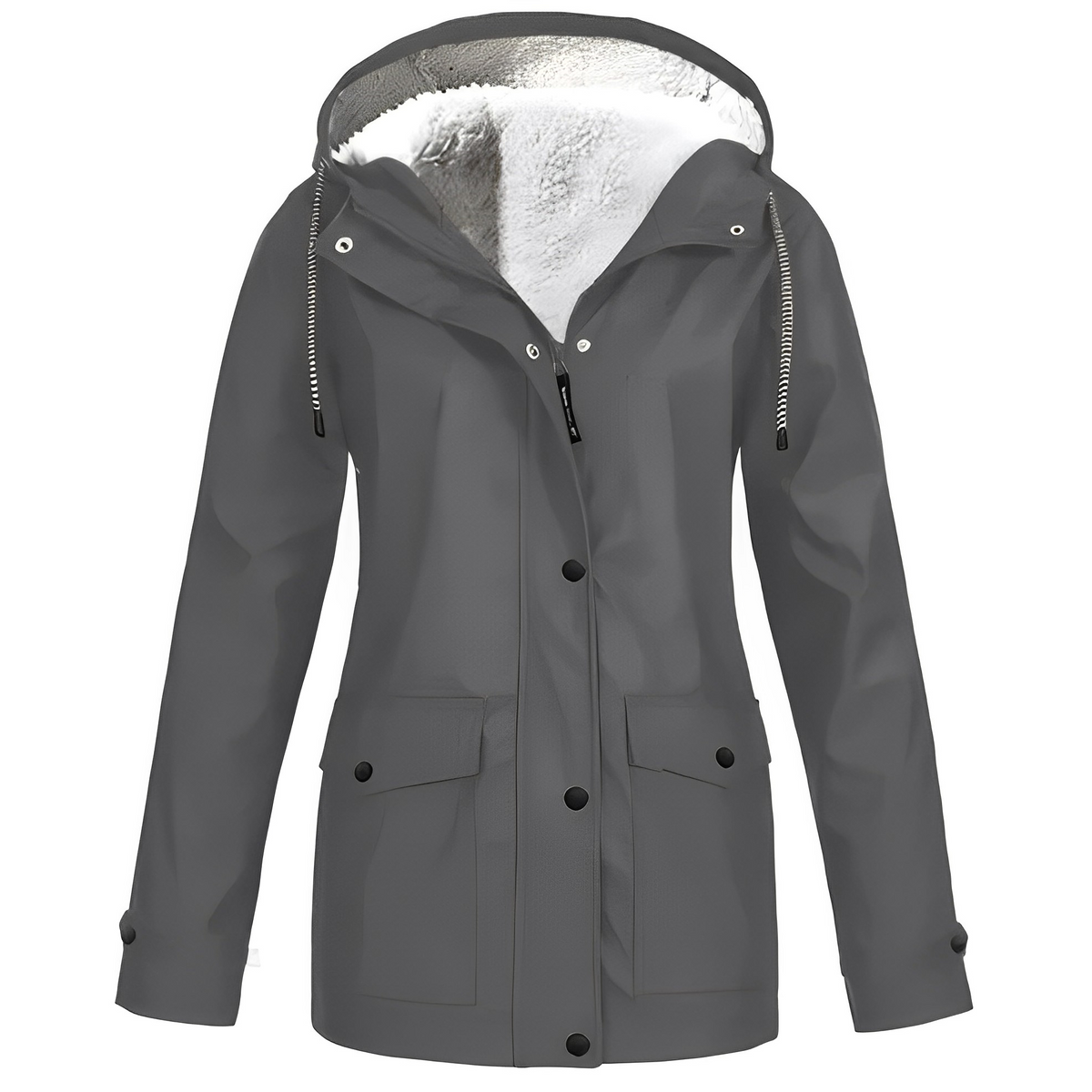 Elsa | Wind & Waterproof Fleece-lined Rain Coat
