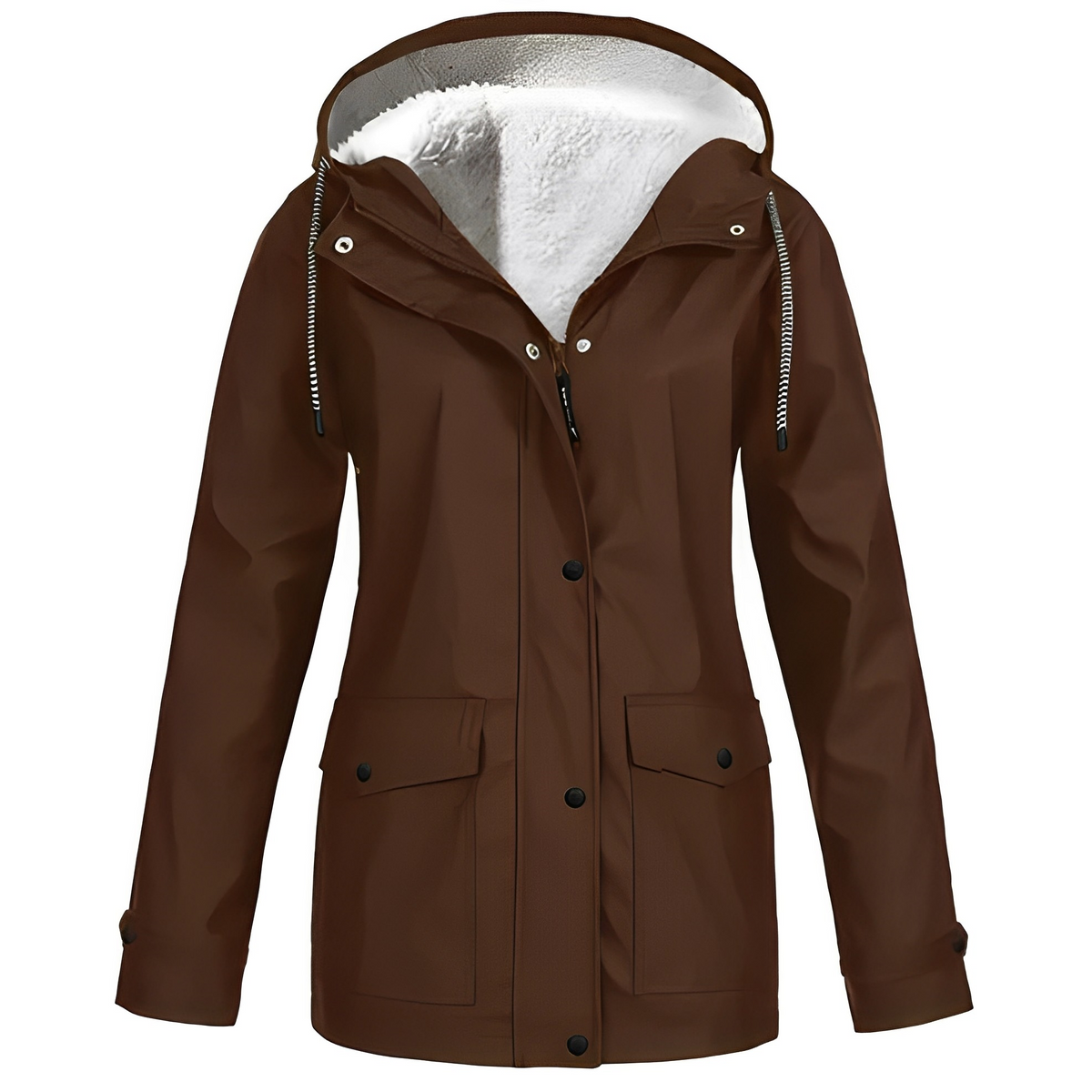 Elsa | Wind & Waterproof Fleece-lined Rain Coat