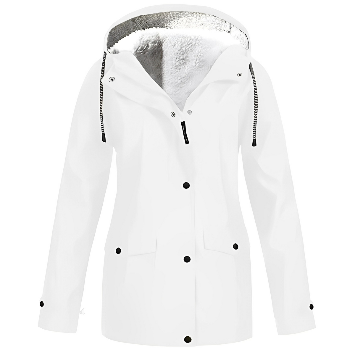 Elsa | Wind & Waterproof Fleece-lined Rain Coat