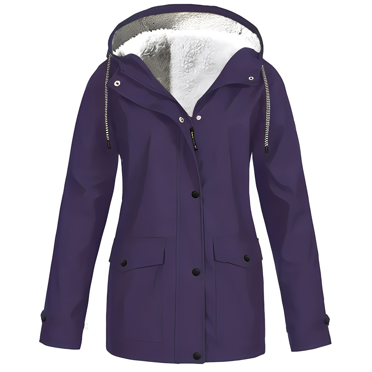 Elsa | Wind & Waterproof Fleece-lined Rain Coat
