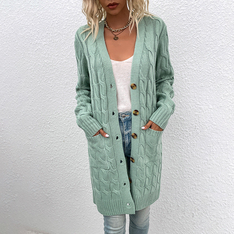 Juni | Longline Scandinavian Knit Cardigan