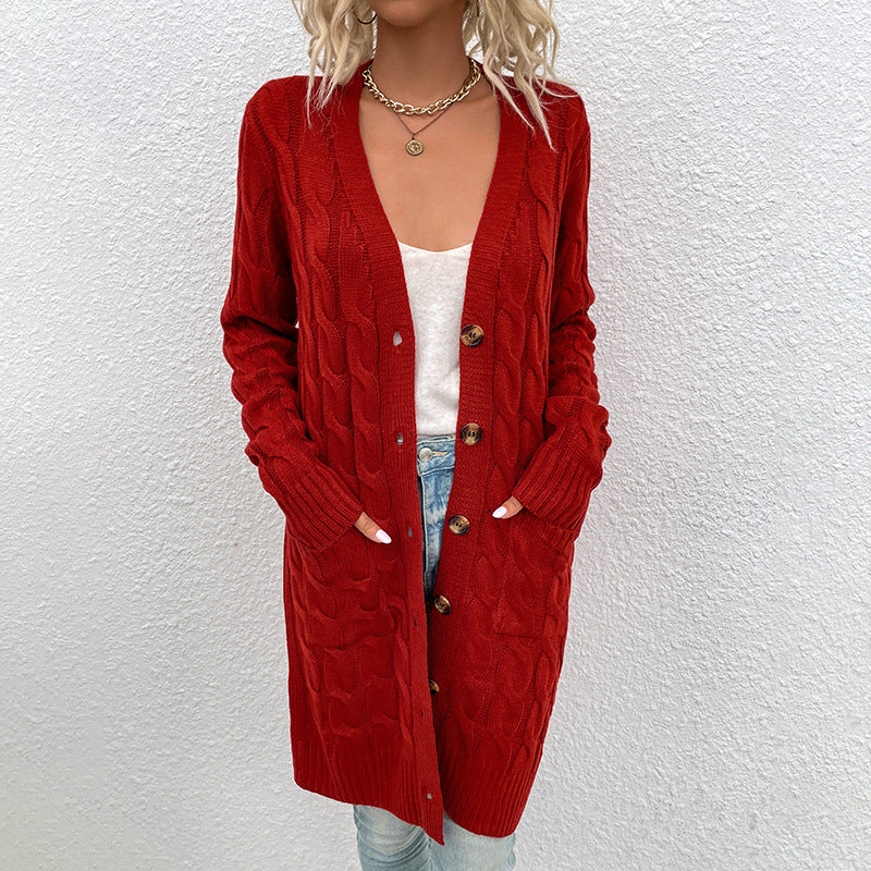 Juni | Longline Scandinavian Knit Cardigan