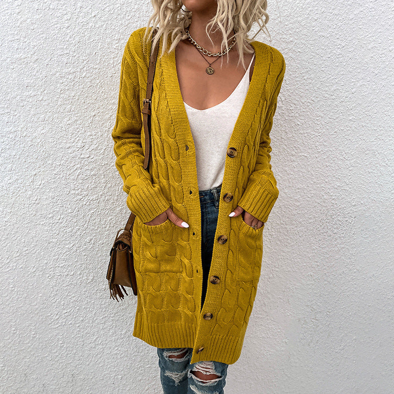 Juni | Longline Scandinavian Knit Cardigan