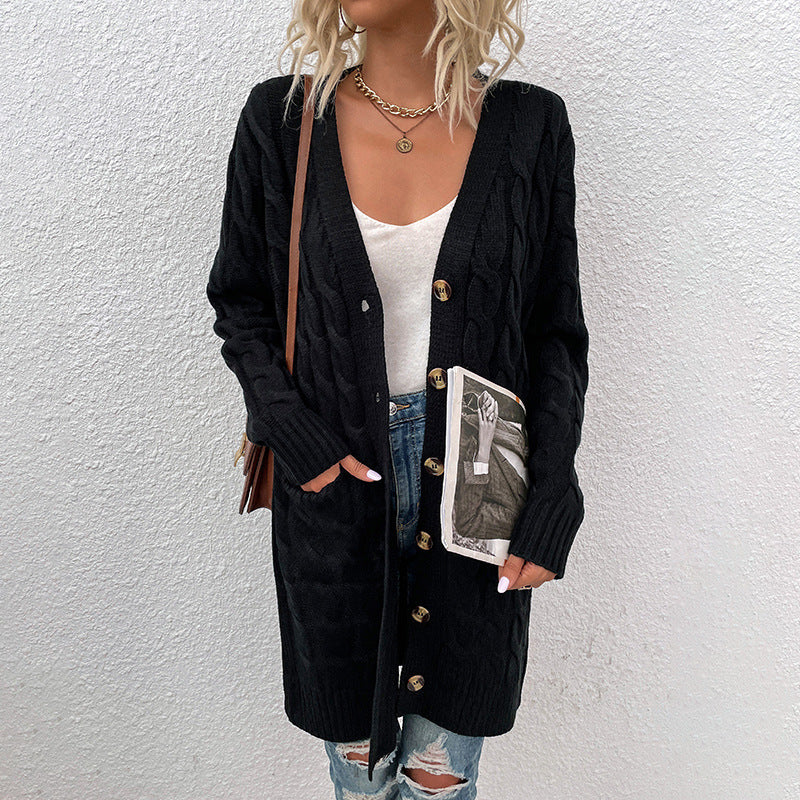 Juni | Longline Scandinavian Knit Cardigan