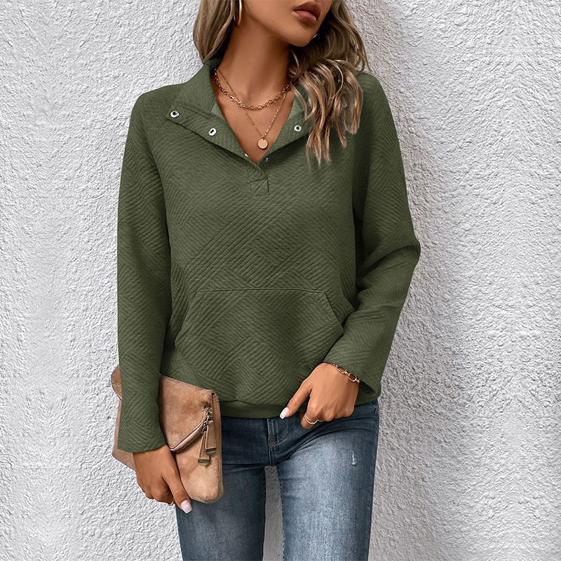 Nila | Flattering Quilted Half-Zip Hoodie