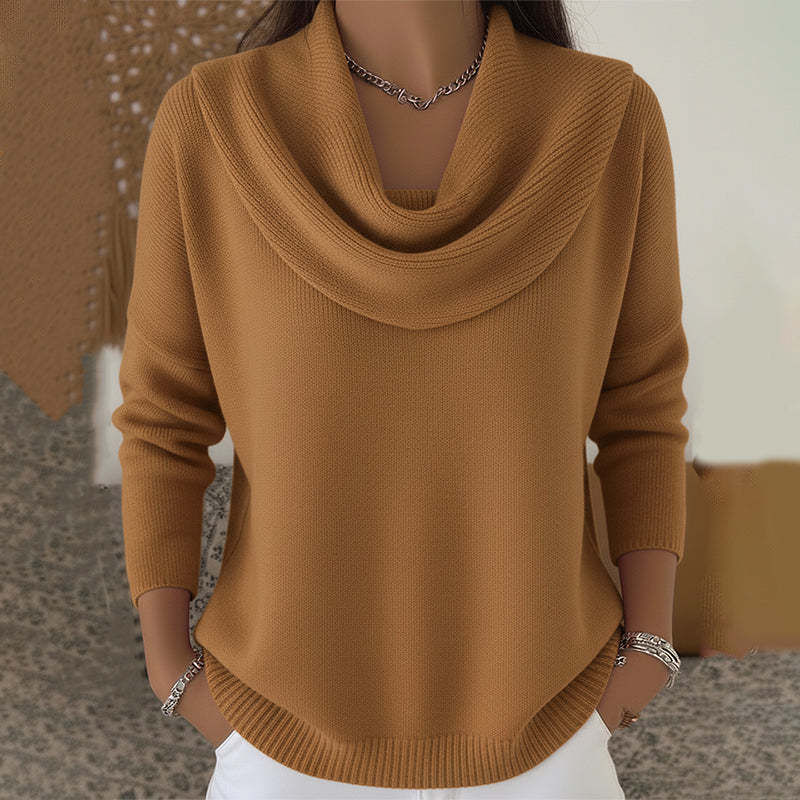 Women’s Cowl Neck Pullover Sweater