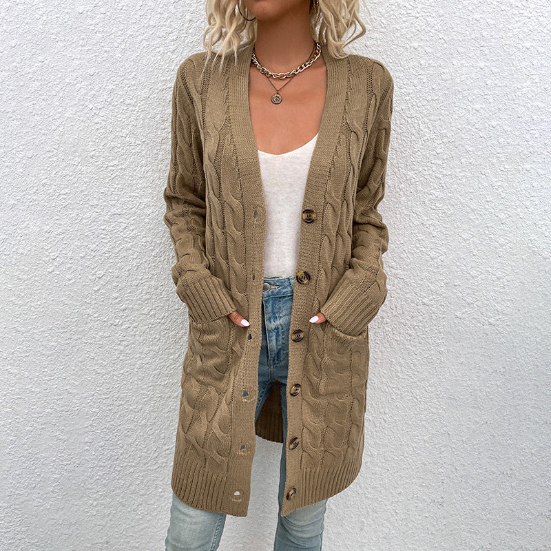 Juni | Longline Scandinavian Knit Cardigan