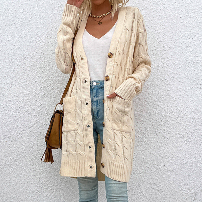 Juni | Longline Scandinavian Knit Cardigan