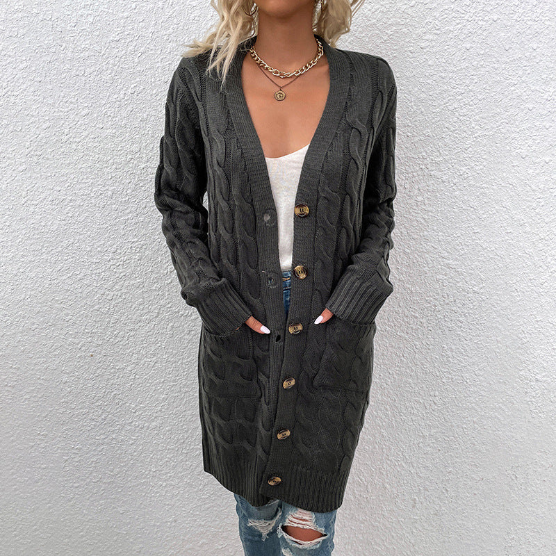 Juni | Longline Scandinavian Knit Cardigan