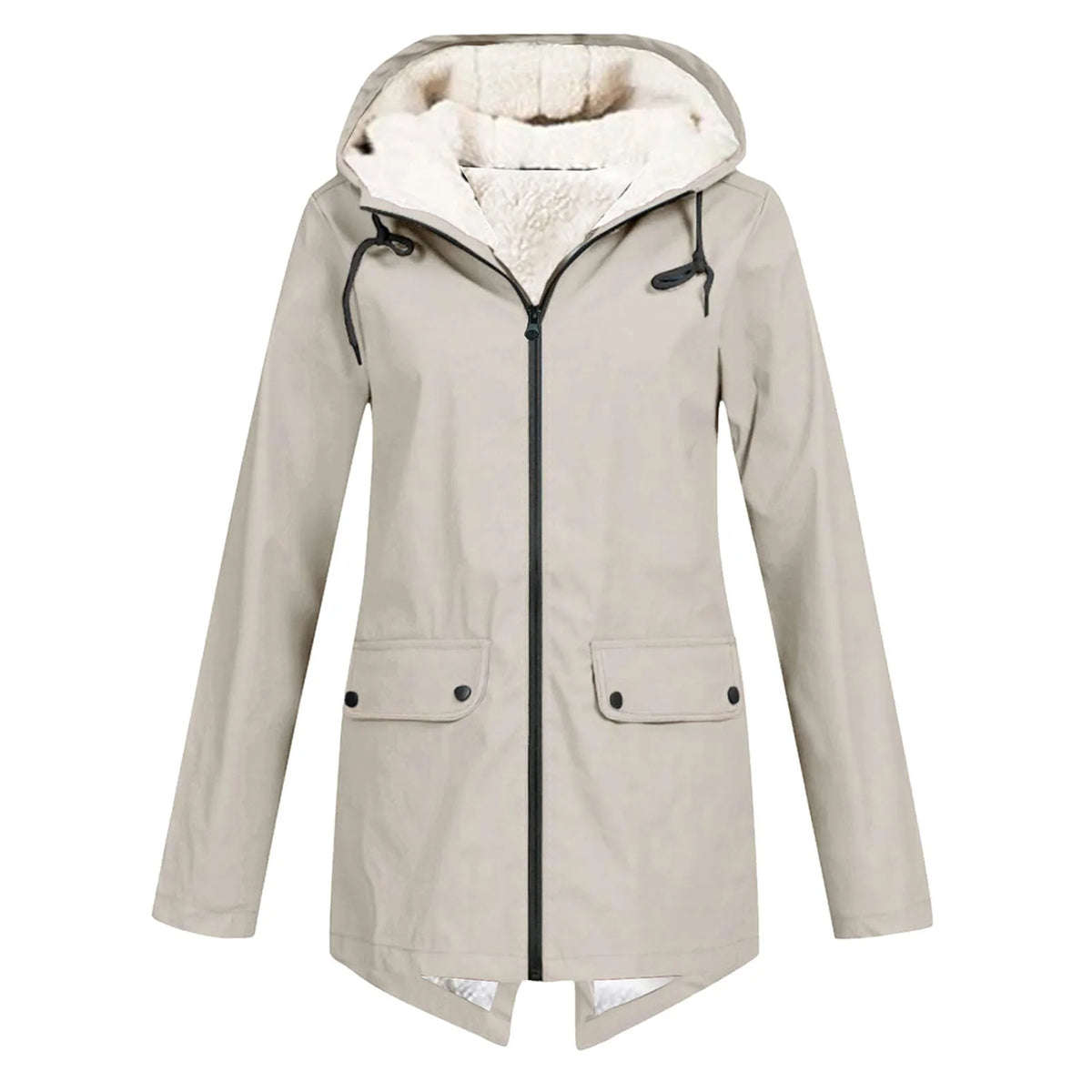 Viola | Wind & Waterproof Fleece-Lined Rain Jacket