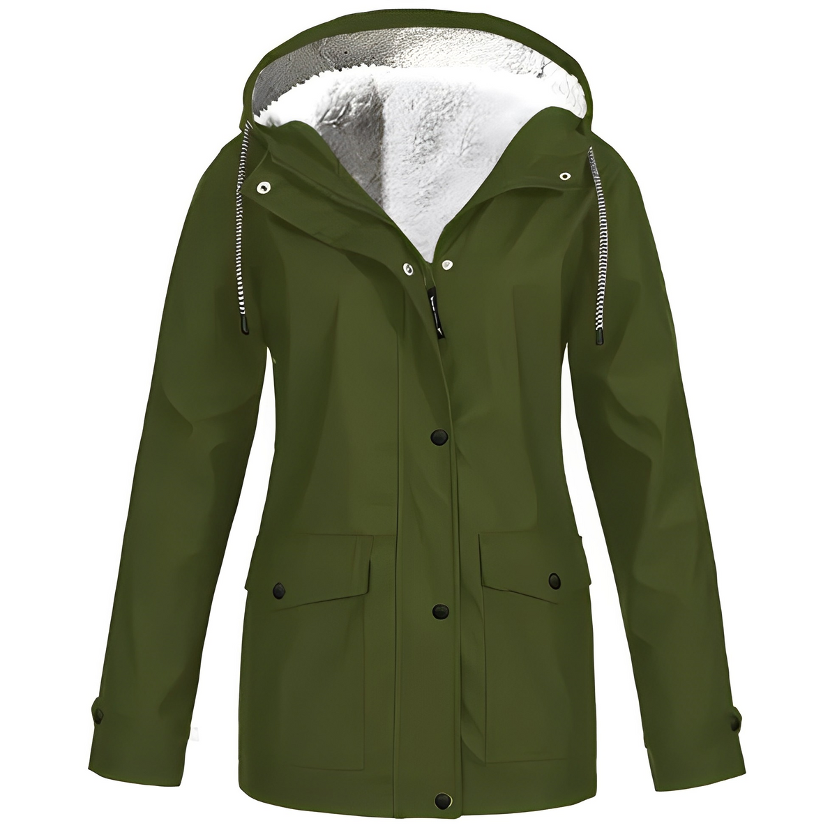 Elsa | Wind & Waterproof Fleece-lined Rain Coat