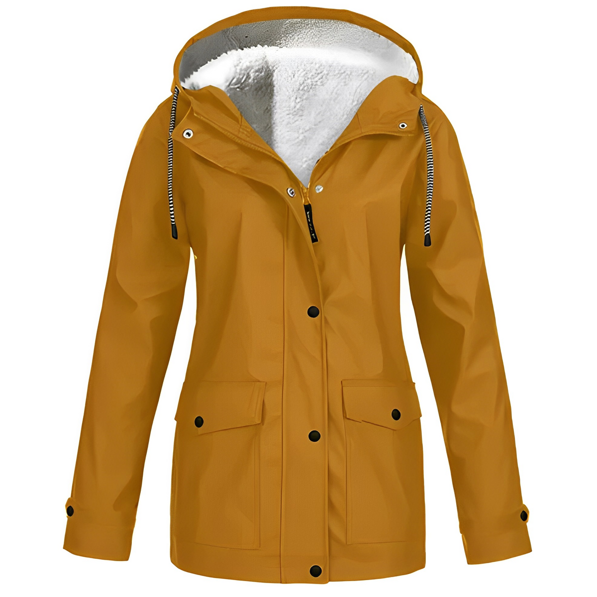 Elsa | Wind & Waterproof Fleece-lined Rain Coat