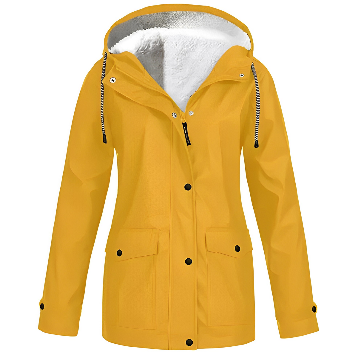 Elsa | Wind & Waterproof Fleece-lined Rain Coat